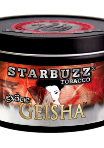 Starbuzz Geisha 100 grams of shisha will serve 7 to 10 hookah heads